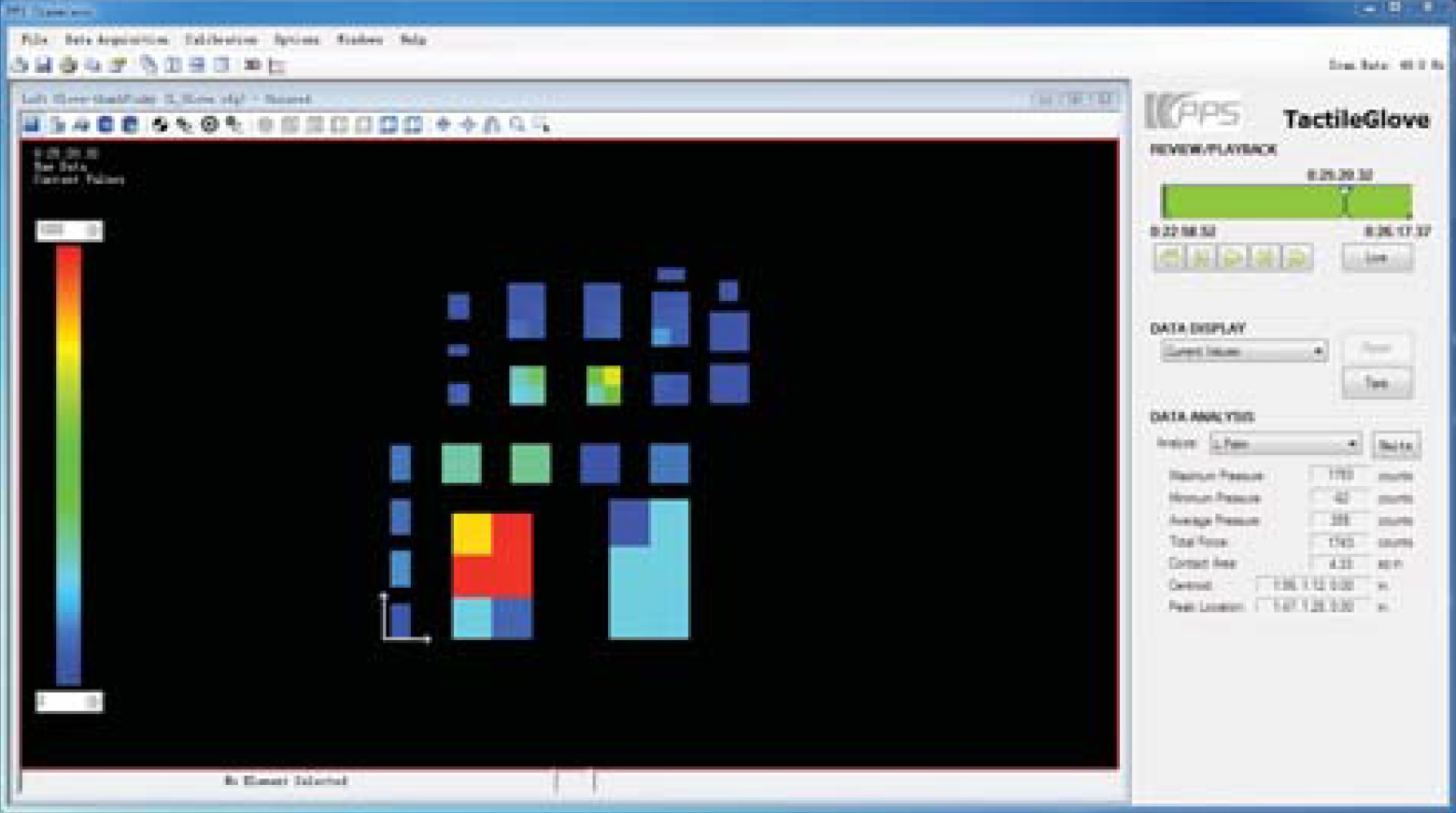 触感手套软件界面